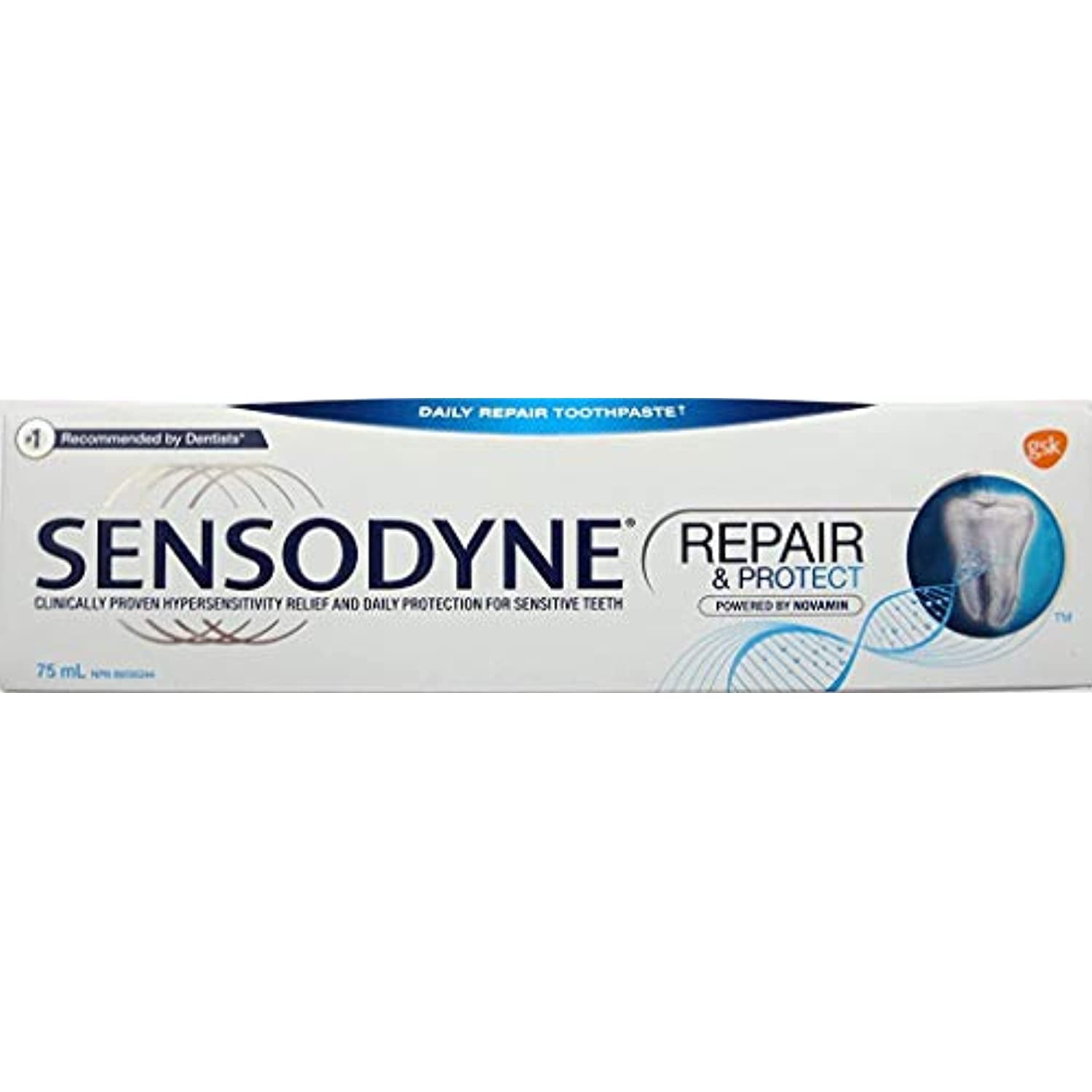 Sensodyne With Novamin, Repair & Protect 75Ml (Canadian)