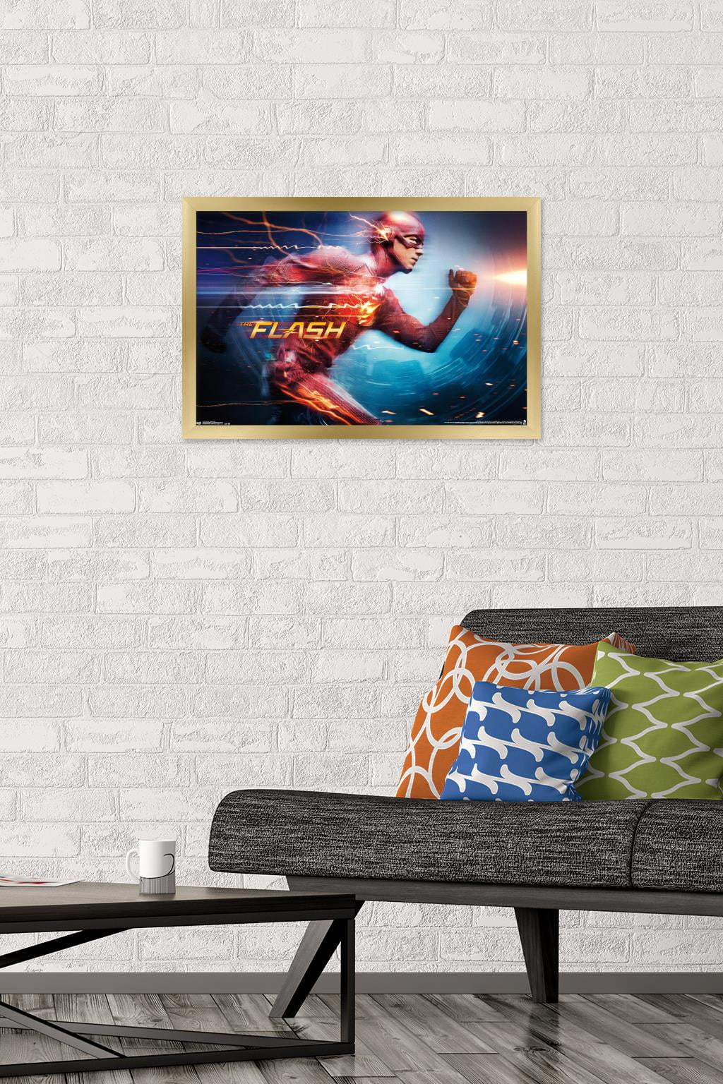 DC Comics TV - The Flash - Speed Force Wall Poster, 14.725" x 22.375", Framed