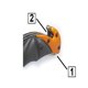 thumbnail image 3 of Navaja Bloqueo Mango S.O.S. Metal Negro/naranja Clip Wallis Wallis K903841, 3 of 3