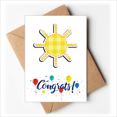 thumbnail image 1 of Universe Alien Monster Sun Wedding Cards Congratulations Greeting Envelopes, 1 of 3