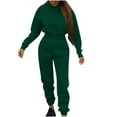 thumbnail image 2 of Usmixi Womens Sweatsuits Set Hoodies Lounge Sets for Women Sports Hooded Sweatshirt and Jogger Sweatpant Tracksuits Sets Girls Casual Solid 2 Piece Outfits with Pocket, 2 of 6