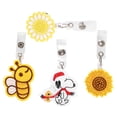 thumbnail image 1 of VGEBY Badge Reel, Badge Clip, Easy To Use Kids Woman For Office Home, 1 of 8