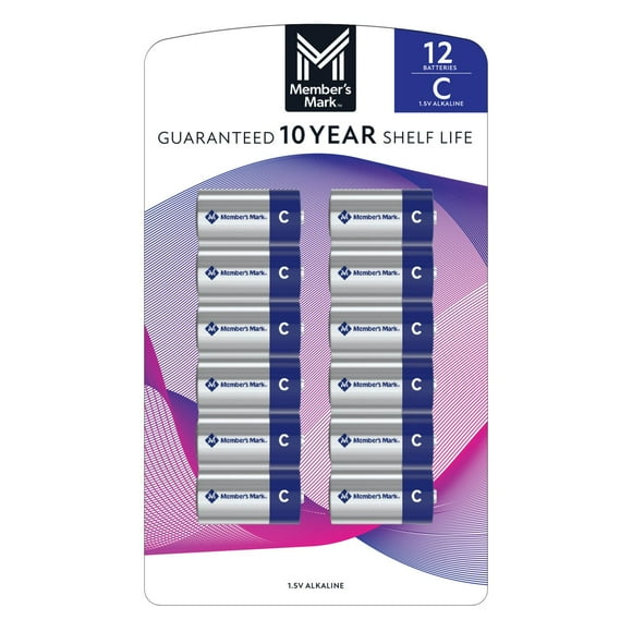 Member's Mark C Alkaline Batteries, 12 pk.