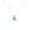 White, variant on Scorpio Zodiac Pendant Necklace Green Emerald 925 Silver 14K White Gold Over Gift For Women