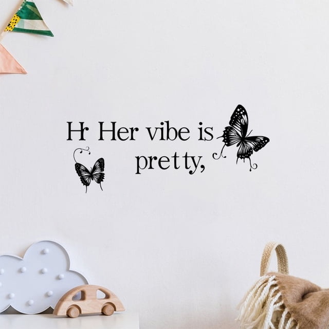 Adhesivos de pared inspiradores: «Her Vibe Is Pretty