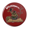 thumbnail image 1 of Wolverines War Rifle Pinback Button Pin, 1 of 4