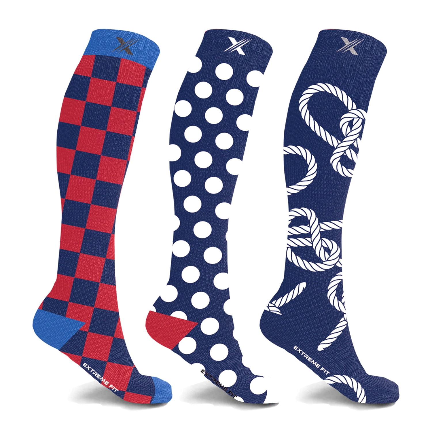 Extreme Fit Extreme Fit Women's Compression Socks, 3 Pack Made for