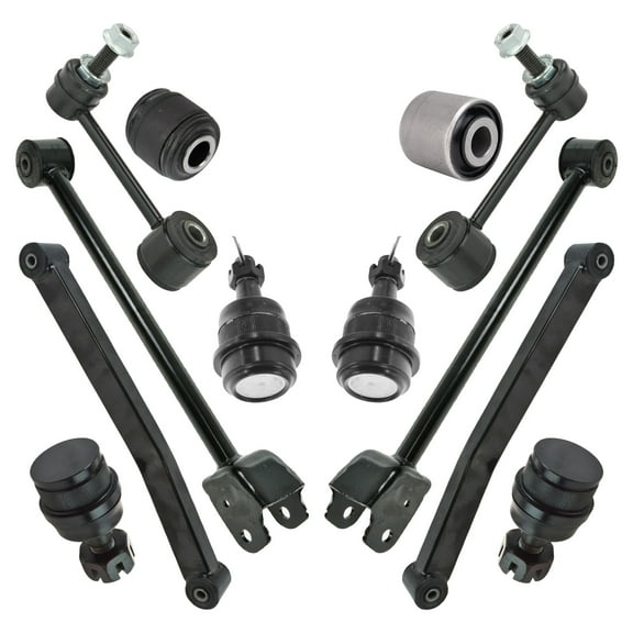 TRQ Front Suspension Kit Fits 2007-2017 Jeep Wrangler 2018 Wrangler JK PSA27589