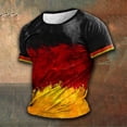 thumbnail image 4 of Playeras Basicas Algodon Hombre Camiseta Con Estampado Digital 2D Para Hombre, Camisa De Manga Corta Con Solapa Superior, 4 of 6