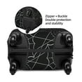 thumbnail image 4 of Haiem Spider Web Black Luggage Cover Printed Suitcase Covers for Luggage Elastic Washable Suitcase Protector Fits 18-32 Inch Luggage-Medium, 4 of 9