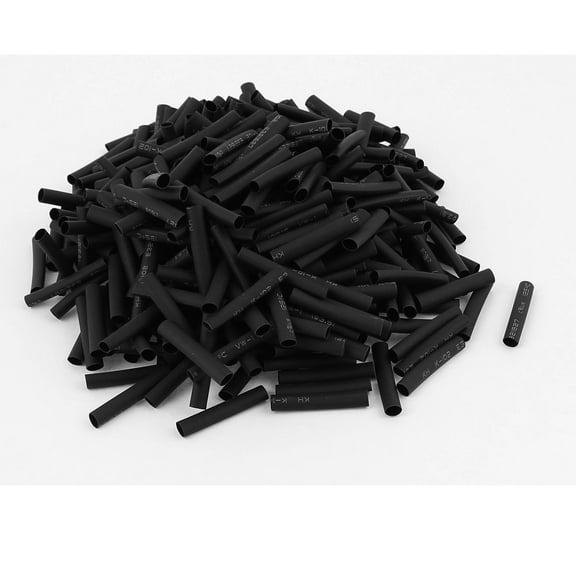 400pcs 3.5mm Dia 30mm Long Polyolefin Heat Shrink Tubing Wire Wrap Sleeve