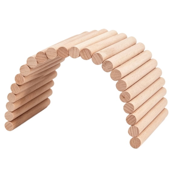 Wooden Ladder Bridge for Hamster, Guinea Pig and Rodents (11.38×5.91in)