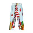 thumbnail image 4 of Balery Funny Christmas Gnome print Men's Pajama Pants,Ultra Lightweight Pjs,Lounge Pant-Large, 4 of 9
