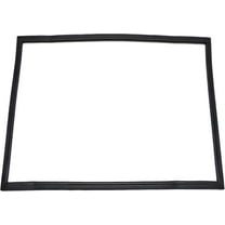 Whole Parts Refrigerator Freezer Door Seal Gasket (Magnetic Strip Inside, Black) Part# WP12550101Q - Replacement and Compatible with Some Amana, Whirlpool, Kitchen Aid and Kenmore Refrigerators