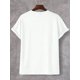 thumbnail image 3 of Letter print T-shirt, men's T-shirt, summer casual short-sleeved T-shirt Tee For Adult, Men, Women, Teen, Teenager, Adolescent, Youth, 3 of 7