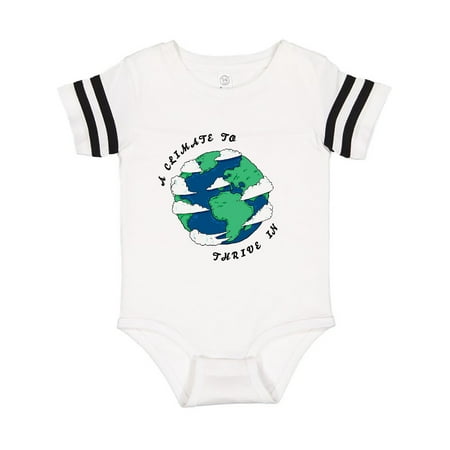 

Inktastic A Climate to Thrive in with Cartoon Earth Gift Baby Boy or Baby Girl Bodysuit