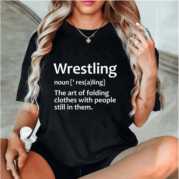 Funny Wrestling Design For Men Women Boys Girls Wrestlers T-Shirt S