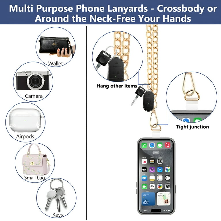 Phone Lanyard Phone Crossbody Chain, Adjustable Phone Straps Phone Lanyard Phone Crossbody Chain, Adjustable Phone Straps