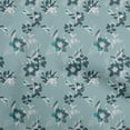 thumbnail image 1 of oneOone Cotton Jersey Dusty Blue Fabric Floral Dress Material Fabric Print Fabric By The Yard 58 Inch Wide-MN, 1 of 6