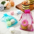 thumbnail image 5 of 50pcs/Lot Organza Drawstring Pouches For Wedding Christmas Candy Gift Bag Jewelry Organizer Packing Bulk Storage Small Bussiness Champagne 5x7cm, 5 of 6