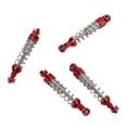 thumbnail image 1 of RC  Damper, Replacement High Strength Metal  Set Universal 2 Pair  for MN D90 RC Car Black,Silver, Color,Red, 1 of 8