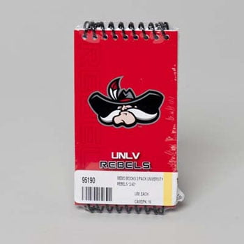 MEMO BOOKS 3 PACK UNIVERSITY REBELS, Case Pack of 16