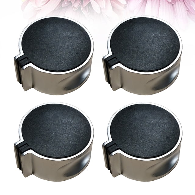 SHOWERORO 4Pcs Round Zinc Alloy Stove Knob for Home Kitchen and Cooking