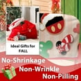 thumbnail image 4 of Christmas Cartoon Mouse Flannel Blanket, Xmas Peppermint Candy Throw Blanket Gifts for Kids Men Women, Funny Holiday Stripes Soft Blanket for Bedding Sofa 50 x 60 Inch, 4 of 6