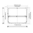 thumbnail image 6 of RV Window, 2 PCS RV Windows, RV Vertical Slide Window 30*24in, 6 of 15