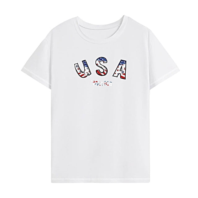 Camiseta de Verano con Estilo para Mujer, Ropa de Calle con Cuello Redondo, para Acampar, Trabajar Y Deportes S