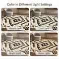 thumbnail image 7 of ODIKA 4'x6' Washable Area Rug Boho Southwestern Stepped Farmhouse Border Classroom Geometric Flowing Dynamic for Bedroom, Reading Nook, Pet Friendly & Non-Shedding, 7 of 7