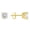 Yellow Gold, variant on Moissanite Stud Earrings for Women Men, 1CT Round Cut D Color VVS1 Moissanite Earrings, 18K Yellow Gold Plated 925 Sterling Silver Hypoallergenic Earrings with Secure Butterfly Back