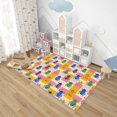 thumbnail image 3 of 6x8 Rug, Bug Rug Washable Non Slip Soft for Living Room Bedroom, Kids Insect Area Rug, Cute Insects Carpet, Bug Home Decor & Gifts, 3 of 7