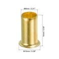 thumbnail image 2 of Unique Bargains 8mm ID 10mm OD Brass Compression Insert, 24Pcs Insert Tube Support Compression Fitting Accessories Kit, 2 of 5