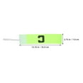 thumbnail image 2 of OULII 3Pcs Captain Sleeve Band LongTerm Wear Yellow for Football Teams, 2 of 6