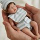 thumbnail image 3 of Shaoke Mini Reborns Doll 6in Baby Doll Full Body Rea Vinyl, 3 of 5