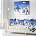 thumbnail image 3 of Designart Panorama Caucasus Mountains - Photography Throw Pillow - 18x18, 3 of 5
