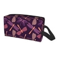 thumbnail image 2 of XMXT Large Capacity Makeup Pouch Bag, Colorful Art Dragonfly Make Up Storage Bag Cosmetic Travel Toiletry Bags for Women Men, One Size, 2 of 9