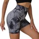 thumbnail image 1 of Pantalones cortos deportivos de Yoga para mujer, mallas cortas transpirables de alta elasticidad, cintura alta, levantamiento de cadera, sin costuras, Tie-Dye, para gimnasio, 1 of 5