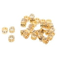 thumbnail image 1 of MERIGLARE 30pcs Shimmer Crystal Rhinestone Dread Lock Hair Adjustable Braids - Golden, as, 1 of 9