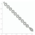 thumbnail image 3 of Primal Silver Sterling Silver Rhodium-plated 7-8mm Grey Freshwater Cultured Pearl Bracelet, 3 of 6