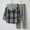 B3 girls winter outfits 7-8 Grey, variant on Girls Two Piece Outfits Size 6-7 Kids Toddler Boy Clothes Plaid Hooded Shirt White Top and Solid Color Pants 2Pcs Winter Boys Outfits