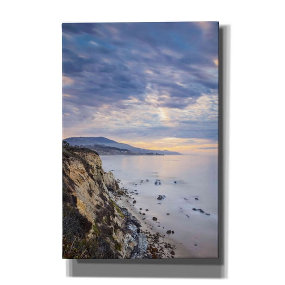 Epic Graffiti 'Carpinteria Bluffs II' by Chris Moyer, Giclee Canvas Wall Art, 12"x18"