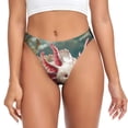 thumbnail image 1 of Balery Colorful Axolotl Underwater Tangas de Algodón para Mujer con Estampado – Ropa Interior Sexy, Transpirable, G-string-Large, 1 of 6