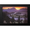 thumbnail image 2 of Unknown 24x17 Black Modern Framed Museum Art Print Titled - Lazy River, 2 of 5