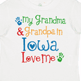 thumbnail image 4 of Inktastic Iowa Grandma Grandpa Loves Me Boys or Girls Toddler T-Shirt, 4 of 5