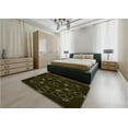 thumbnail image 5 of Ahgly Company Machine Washable Indoor Square Transitional Night Black Area Rugs, 8' Square, 5 of 7