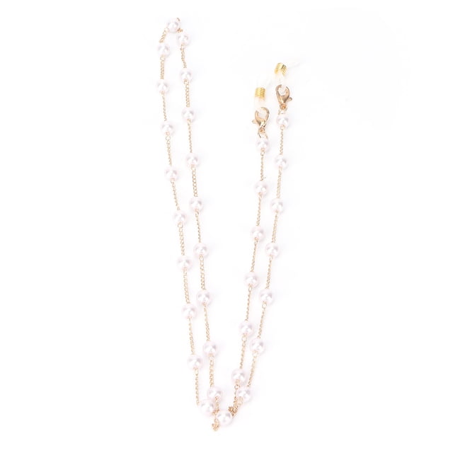 Eyeglass Chain, Versatile Glasses Chain Fashionable Alloy Material Artificial Pearls For Women For Daily Wear