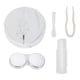 thumbnail image 1 of Estuche de remojo para lentes de contacto Contenedor de kit de cuidado de ojos con patrón de mármol de plástico portátil (blanco), 1 of 13