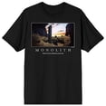 thumbnail image 5 of 2001 A Space Odyssey Monolith Meme Crew Neck Short Sleeve Men's Black T-shirt 
-Medium, 5 of 7